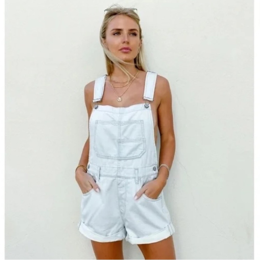 We The Free Women's Light Denim Overalls